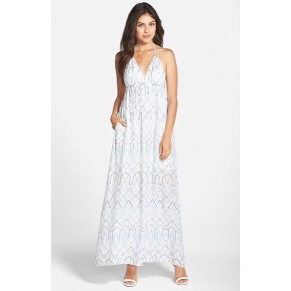 BCBGmaxAzria Kamala Halter Maxi Dress